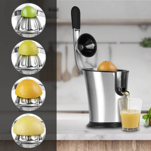 Máy vắt cam Caso CP330 Pro (CP 330 Pro, 160w, Đức), đầu chụp inox